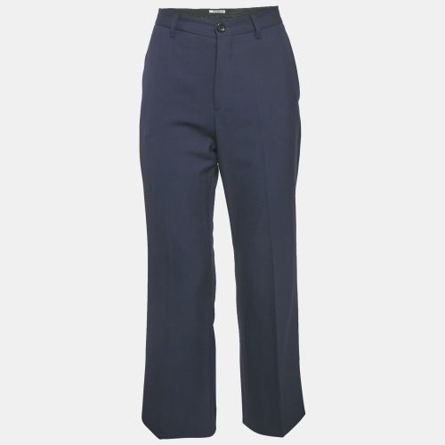 Wool Tailored Trousers M - Miu Miu - Modalova