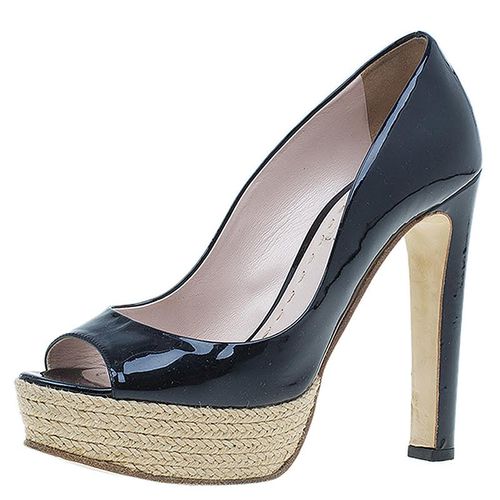 Patent Open Toe Pumps Size 36 - Miu Miu - Modalova