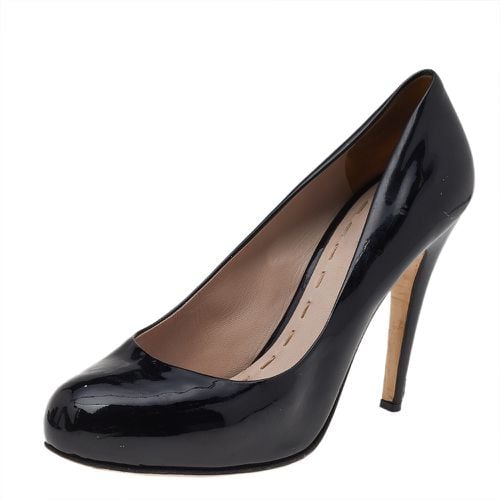 Patent Leather Round Toe Pumps Size 40 - Miu Miu - Modalova