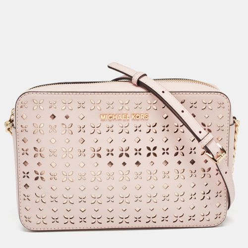 Light Leather Lasercut East West Crossbody Bag - Michael Kors - Modalova