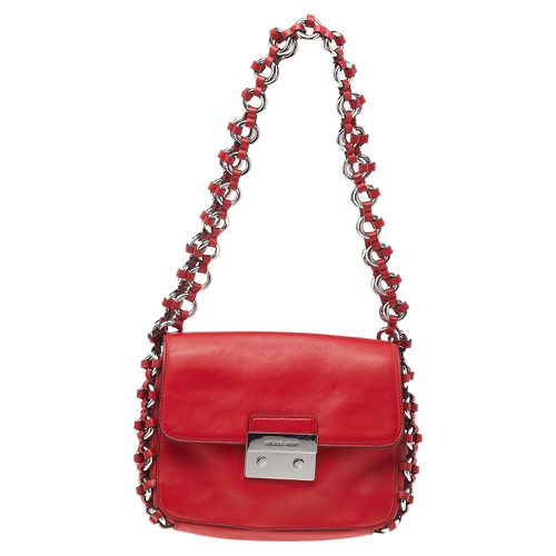 Leather Piper Flap Shoulder Bag - Michael Kors - Modalova