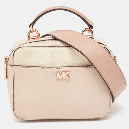 Cream/ Leather Mini Mott Crossbody Bag - Michael Kors - Modalova