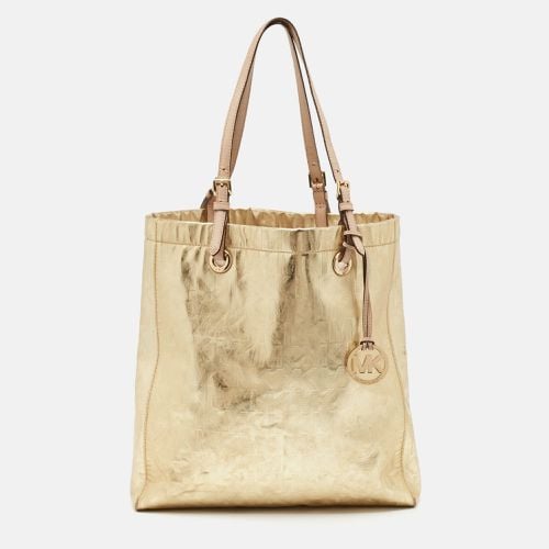 Signature Mirrored Patent Leather North South Tote - MICHAEL Michael Kors - Modalova