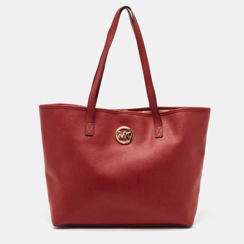 Leather Jet Set Travel Tote - MICHAEL Michael Kors - Modalova