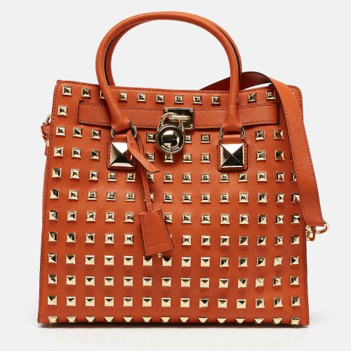 Saffiano Leather Large Studded Hamilton Tote - MICHAEL Michael Kors - Modalova