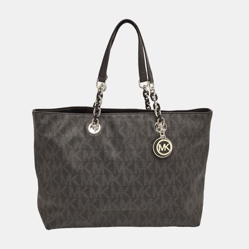 Signature Coated Canvas Cynthia Large Tote - MICHAEL Michael Kors - Modalova