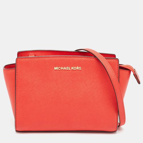 Saffiano Leather Medium Selma Crossbody Bag - MICHAEL Michael Kors - Modalova