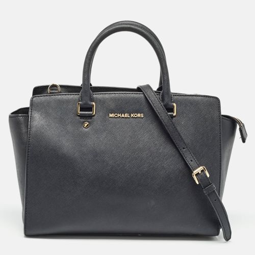 Saffiano Leather Large Selma Satchel - MICHAEL Michael Kors - Modalova