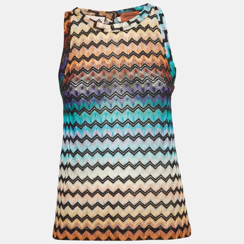 Chevron Knit Sheer Tank Top M - Missoni - Modalova