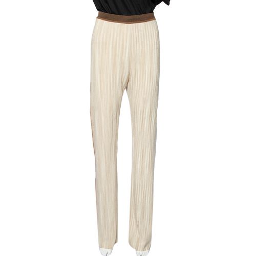 Wool Side Stripe Detail Flared Leg Pants L - Missoni - Modalova