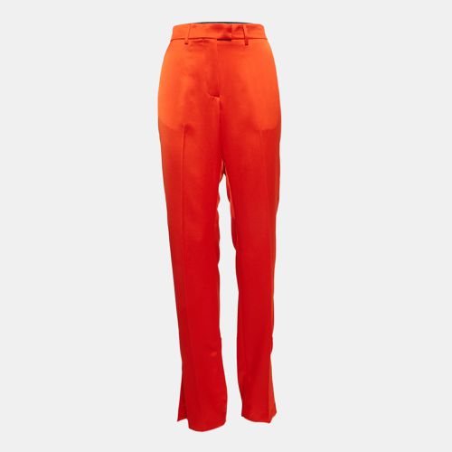 Satin Straight Cut Trousers L - MSGM - Modalova