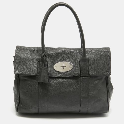 Dark Leather Bayswater Satchel - Mulberry - Modalova