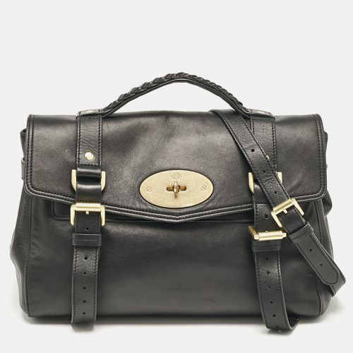 Leather Small Alexa Satchel - Mulberry - Modalova