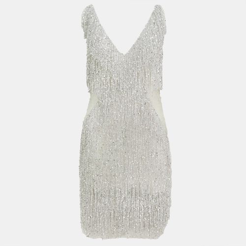 Gatsby Tassel Embellished Short Dress M - Naeem Khan - Modalova