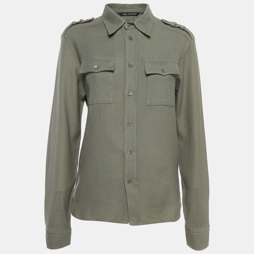 Olive Cotton Military Shirt M - Neil Barrett - Modalova