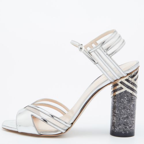 Mesh/Patent Leather Zaha Ultra Slingback Sandals Size 40 - Nicholas Kirkwood - Modalova