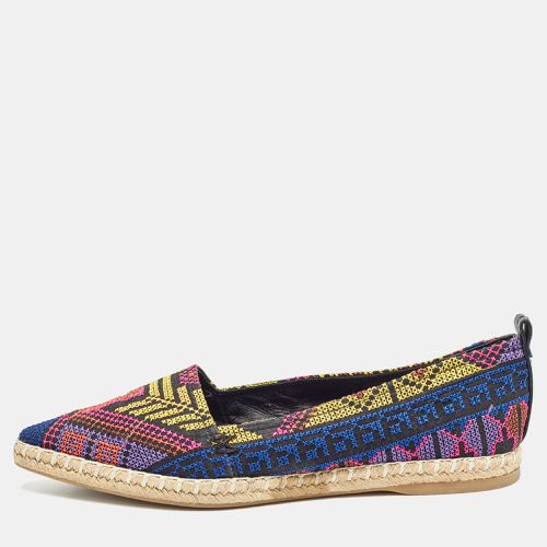 Canvas Embroidered Mexican Pointed Toe Espadrilles Size 37 - Nicholas Kirkwood - Modalova