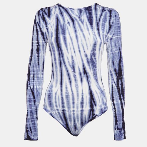 Tie-Dye Print Tencel Bodysuit M - Ninety Percent - Modalova