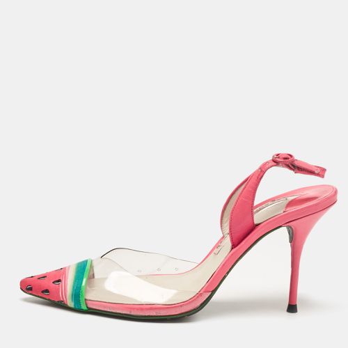 Leather and PVC Slingback Pumps Size 36 - Sophia Webster - Modalova