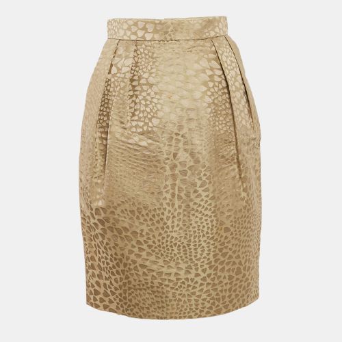 Saint Laurent Vintage Jacquard Short Skirt M - Saint Laurent Paris - Modalova