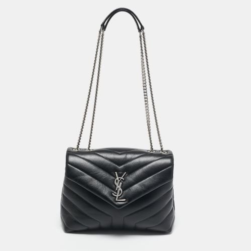 Saint Laurent Matelassé Leather Small Loulou Shoulder Bag - Saint Laurent Paris - Modalova