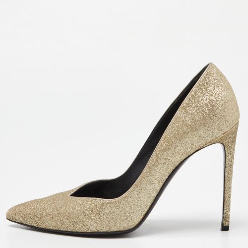 Saint Laurent Glitter Pointed Toe Pumps Size 40 - Saint Laurent Paris - Modalova