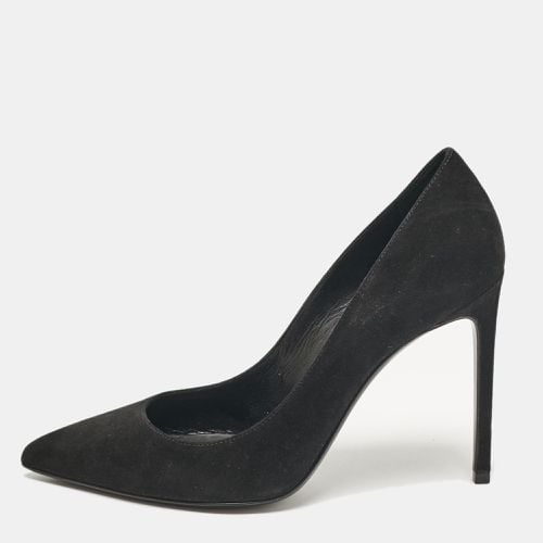 Saint Laurent Suede Anja Pointed Toe Pumps Size 36 - Saint Laurent Paris - Modalova