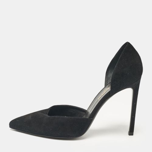 Saint Laurent Suede D'orsay Pumps Size 38.5 - Saint Laurent Paris - Modalova