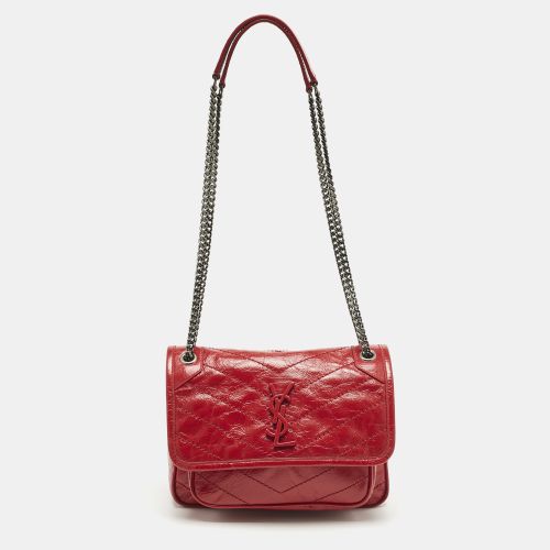 Saint Laurent Matelassé Leather Baby Niki Chain Shoulder Bag - Saint Laurent Paris - Modalova