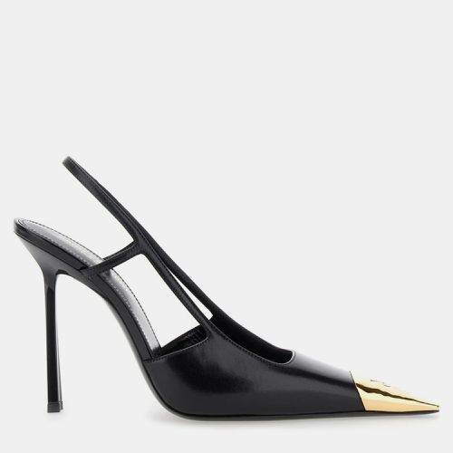 Saint Laurent /Gold Metallic Jeanne 110 Pumps EU 37 - Saint Laurent Paris - Modalova