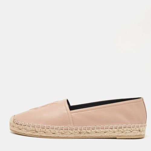 Saint Laurent Leather Cassandra Espadrille Flats Size 40 - Saint Laurent Paris - Modalova