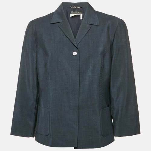 Vintage Wool Blazer XL - Salvatore Ferragamo - Modalova