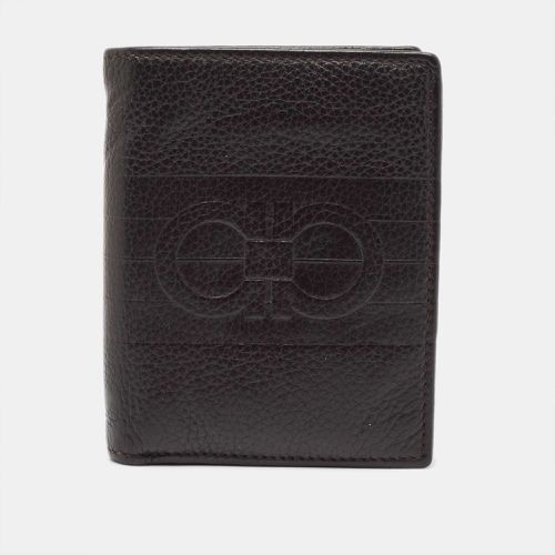 Leather Bifold Card Holder - Salvatore Ferragamo - Modalova