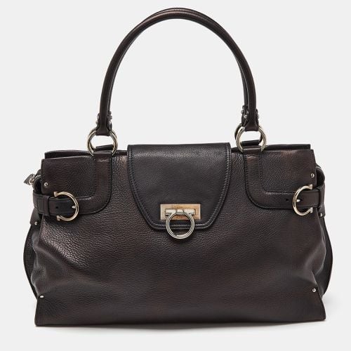 Leather Virna Tote - Salvatore Ferragamo - Modalova