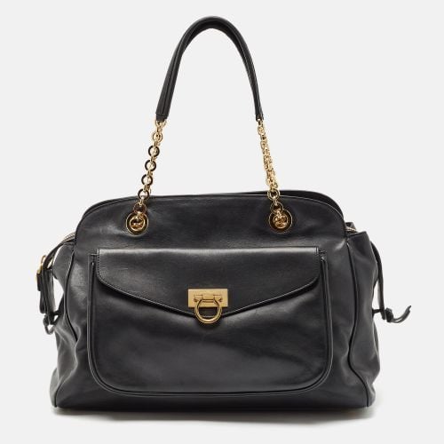 Leather Aline Shoulder Bag - Salvatore Ferragamo - Modalova