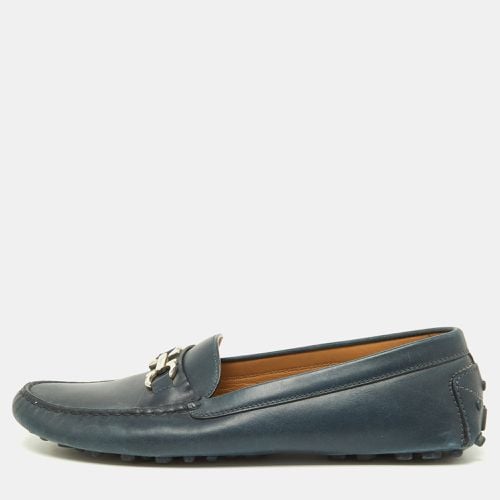 Leather Gancini Loafers Size 39 - Salvatore Ferragamo - Modalova