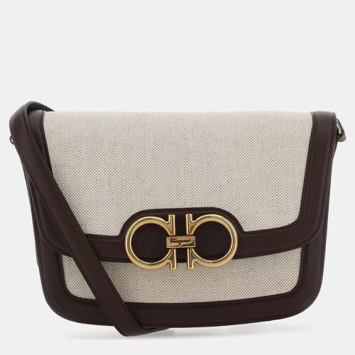 Ferragamo Whibor Borsa Trapezio Fl Crossbody Bag - Salvatore Ferragamo - Modalova