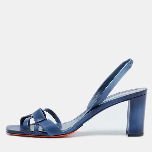 Leather Forgive Slingback Sandals Size 38 - Santoni - Modalova