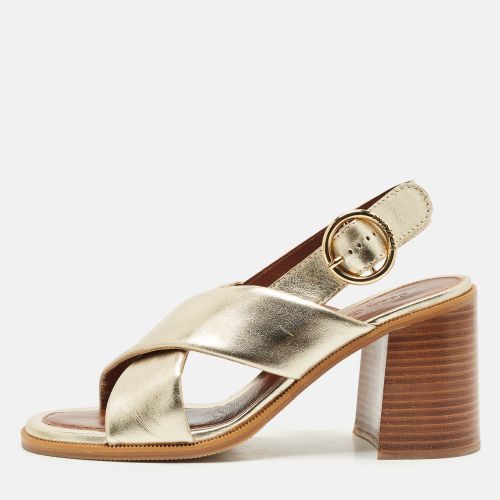 Light Leather Lyna Slingback Sandals Size 41 - See by Chloe - Modalova