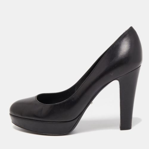 Leather Platform Pumps Size 38 - Sergio Rossi - Modalova