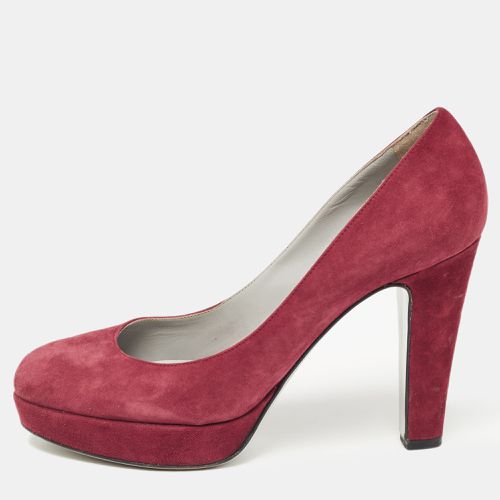 Suede Platform Pumps Size 38 - Sergio Rossi - Modalova