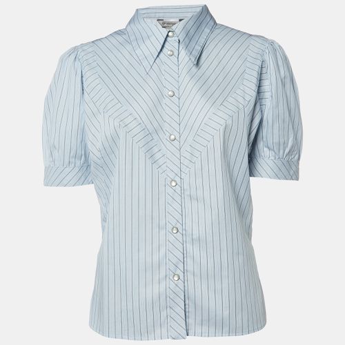 Stripe Cotton Short Sleeve Shirt M - Sportmax - Modalova