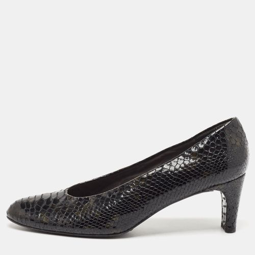 Croc Embossed Patent Leather Pumps Size 41 - Stuart Weitzman - Modalova