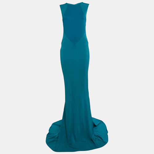 Aqua Jersey Sleeveless Maxi Dress S - Stella McCartney - Modalova