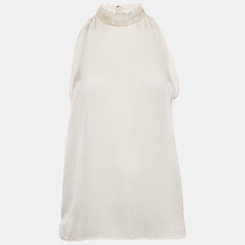 Embellished Neck Silk Sleeveless Top M - Stella McCartney - Modalova