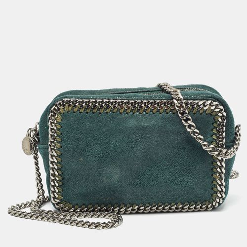 Dark Faux Suede Falabella Camera Bag - Stella McCartney - Modalova