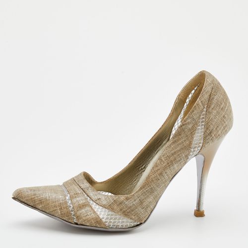 Fabric and Mesh Pointed Toe Pumps Size 38 - Stella McCartney - Modalova