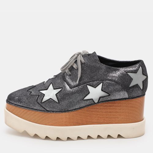 Faux Leather and Satin Elyse Star Sneakers Size 38 - Stella McCartney - Modalova