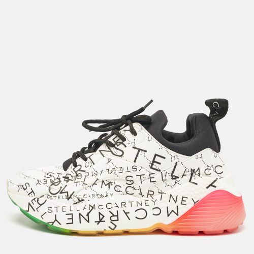 Faux Leather and Neoprene Eclypse Lace Up Sneakers Size 37 - Stella McCartney - Modalova