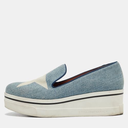 Denim Binx Star Platform Slip On Sneakers Size 38 - Stella McCartney - Modalova